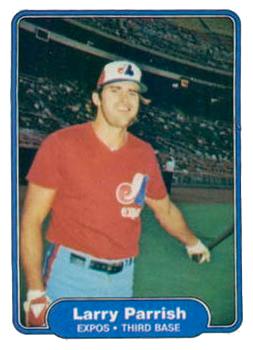 #200 Larry Parrish - Montreal Expos - 1982 Fleer Baseball