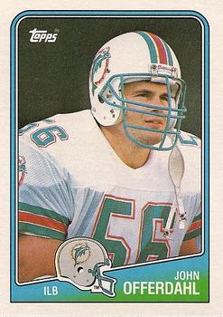 #200 John Offerdahl - Miami Dolphins - 1988 Topps Football