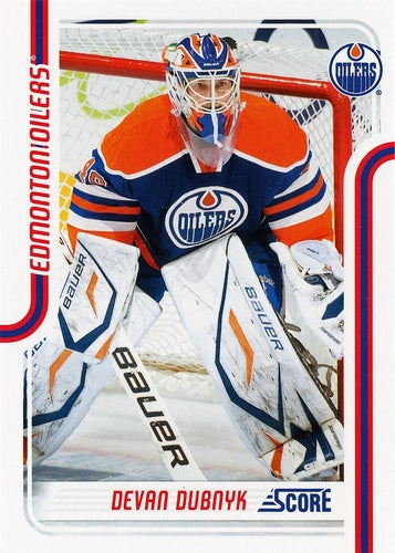 #200 Devan Dubnyk - Edmonton Oilers - 2011-12 Score Hockey