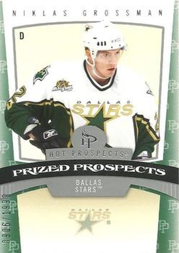 #200 Nicklas Grossmann - Dallas Stars - 2006-07 Fleer Hot Prospects Hockey