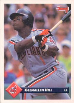#201 Glenallen Hill - Cleveland Indians - 1993 Donruss Baseball