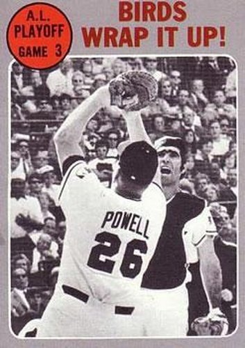 #201 A.L Playoff Game 3 - Birds Wrap It Up! - Baltimore Orioles / Minnesota Twins - 1970 Topps Baseball