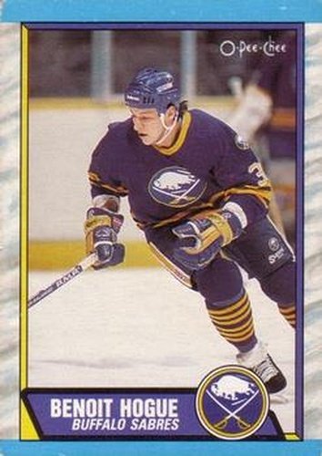 #201 Benoit Hogue - Buffalo Sabres - 1989-90 O-Pee-Chee Hockey