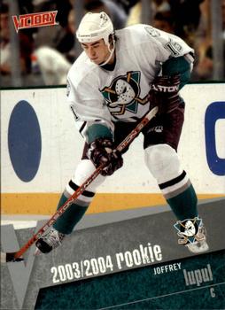 #201 Joffrey Lupul - Anaheim Mighty Ducks - 2003-04 Upper Deck Victory Hockey