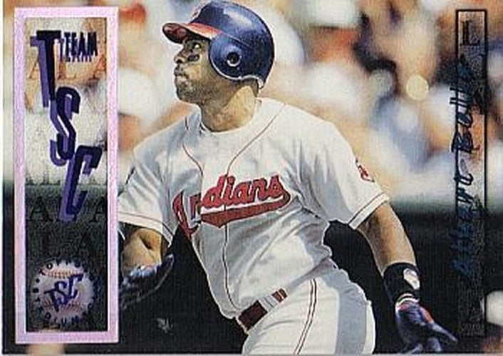 #201 Albert Belle - Cleveland Indians - 1996 Stadium Club Baseball