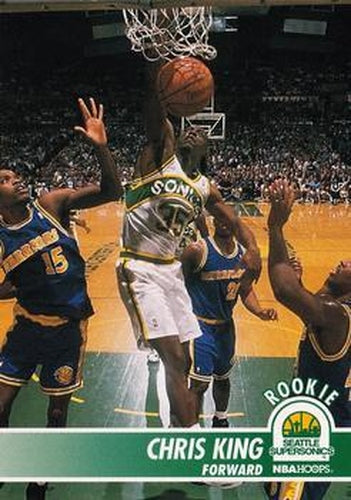 #201 Chris King - Seattle SuperSonics - 1994-95 Hoops Basketball