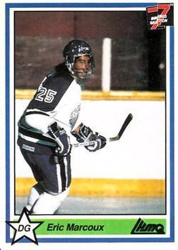 #201 Eric Marcoux - Shawinigan Cataractes - 1990-91 7th Inning Sketch QMJHL Hockey