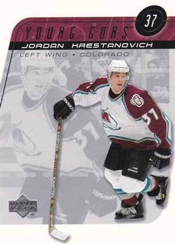 #201 Jordan Krestanovich - Colorado Avalanche - 2002-03 Upper Deck Hockey