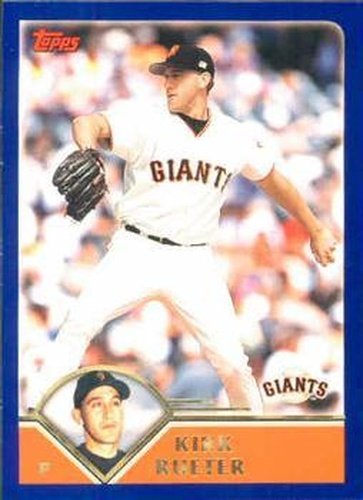 #201 Kirk Rueter - San Francisco Giants - 2003 Topps Baseball