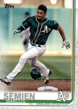 #201 Marcus Semien - Oakland Athletics - 2019 Topps Baseball