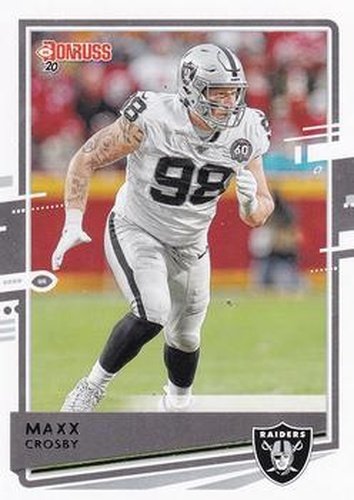 #201 Maxx Crosby - Las Vegas Raiders - 2020 Donruss Football