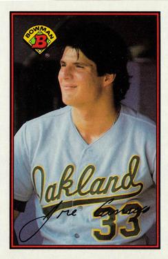 #201 Jose Canseco - Oakland Athletics - 1989 Bowman Baseball