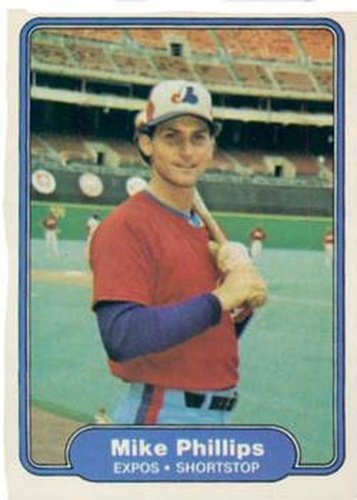 #201 Mike Phillips - Montreal Expos - 1982 Fleer Baseball