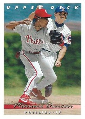 #201 Mariano Duncan - Philadelphia Phillies - 1993 Upper Deck Baseball