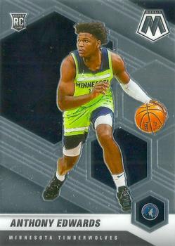 #201b Anthony Edwards - Minnesota Timberwolves - 2020-21 Panini Mosaic Basketball