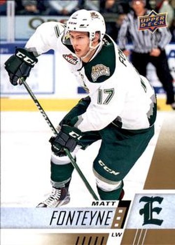 #202 Matt Fonteyne - Everett Silvertips - 2017-18 Upper Deck CHL Hockey