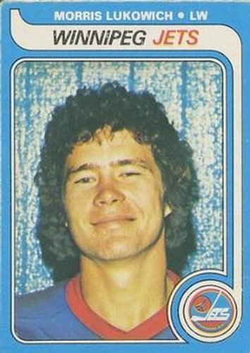 #202 Morris Lukowich - Winnipeg Jets - 1979-80 O-Pee-Chee Hockey