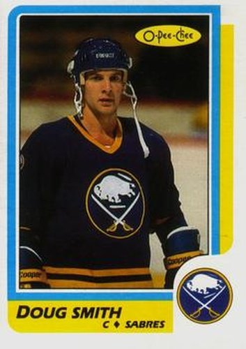 #202 Doug Smith - Buffalo Sabres - 1986-87 O-Pee-Chee Hockey