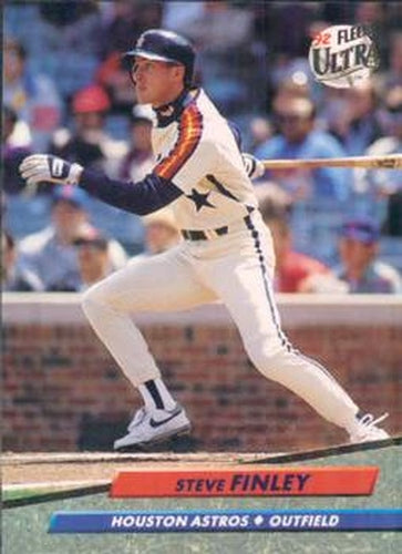 #202 Steve Finley - Houston Astros - 1992 Ultra Baseball