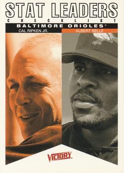 #202 Cal Ripken Jr. / Albert Belle - Baltimore Orioles - 2000 Upper Deck Victory Baseball
