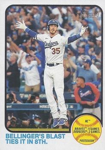 #202 Cody Bellinger - Los Angeles Dodgers - 2022 Topps Heritage Baseball