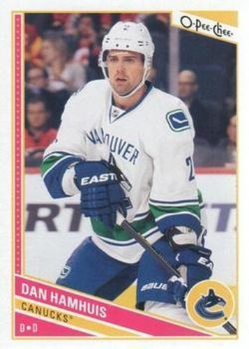 #202 Dan Hamhuis - Vancouver Canucks - 2013-14 O-Pee-Chee Hockey