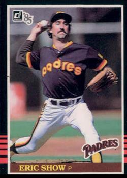 #202 Eric Show - San Diego Padres - 1985 Donruss Baseball