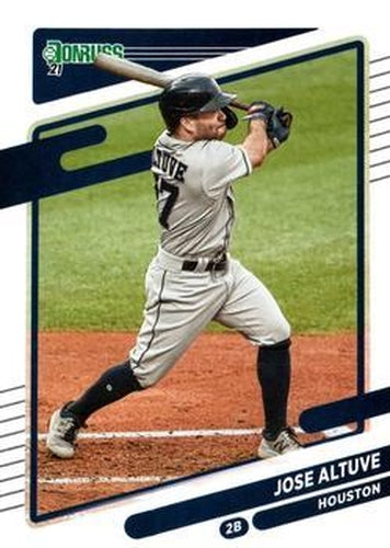 #202 Jose Altuve - Houston Astros - 2021 Donruss Baseball