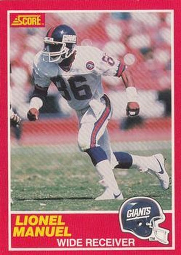 #202 Lionel Manuel - New York Giants - 1989 Score Football