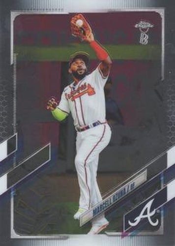 #202 Marcell Ozuna - Atlanta Braves - 2021 Topps Chrome Ben Baller Edition Baseball