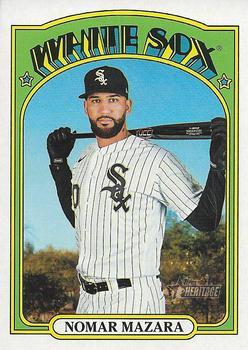 #202 Nomar Mazara - Chicago White Sox - 2021 Topps Heritage Baseball