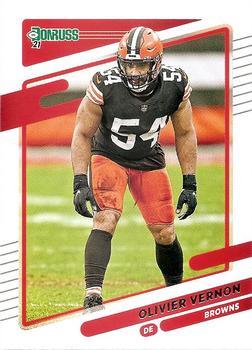 #202 Olivier Vernon - Cleveland Browns - 2021 Donruss Football