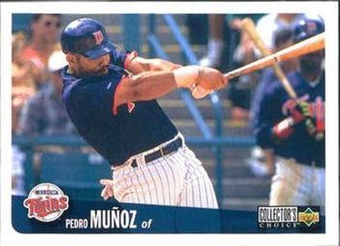 #202 Pedro Munoz - Minnesota Twins - 1996 Collector's Choice Baseball