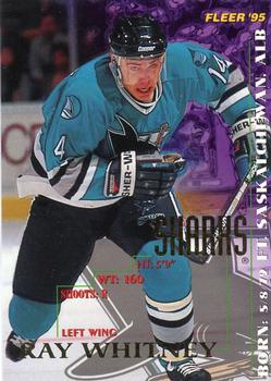 #202 Ray Whitney - San Jose Sharks - 1994-95 Fleer Hockey