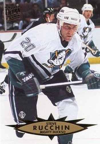 #202 Steve Rucchin - Anaheim Mighty Ducks - 1995-96 Ultra Hockey