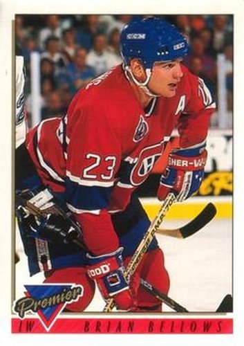 #202 Brian Bellows - Montreal Canadiens - 1993-94 O-Pee-Chee Premier Hockey
