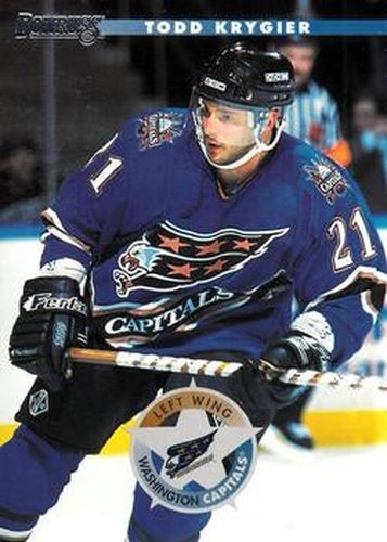 #202 Todd Krygier - Washington Capitals - 1996-97 Donruss Hockey