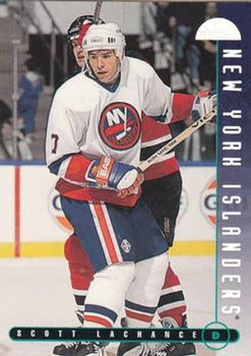 #202 Scott Lachance - New York Islanders - 1995-96 Leaf Hockey