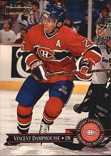 #202 Vincent Damphousse - Montreal Canadiens - 1995-96 Donruss Hockey