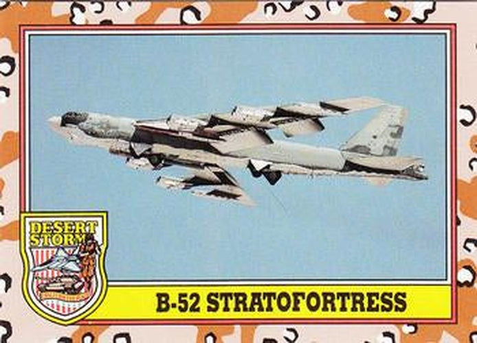 #203 B-52 Stratofortress - 1991 Topps Desert Storm