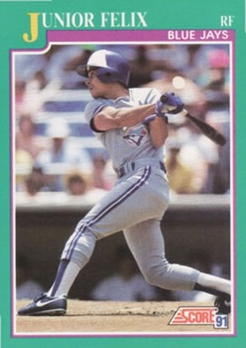 #203 Junior Felix - Toronto Blue Jays - 1991 Score Baseball