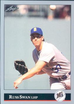 #203 Russ Swan - Seattle Mariners - 1992 Leaf Baseball