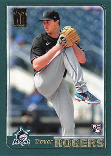 #203 Trevor Rogers - Miami Marlins - 2021 Topps Archives Baseball
