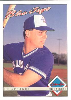 #203 Ed Sprague - Toronto Blue Jays - 1993 O-Pee-Chee Baseball
