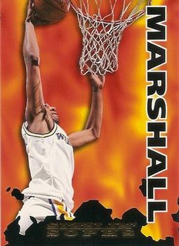 #203 Donyell Marshall - Golden State Warriors - 1995-96 Hoops Basketball