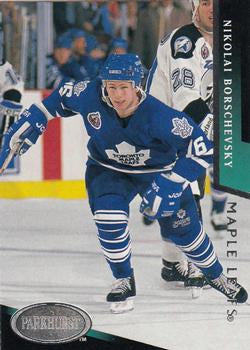 #203 Nikolai Borschevsky - Toronto Maple Leafs - 1993-94 Parkhurst Hockey