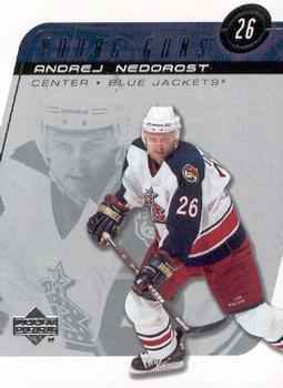 #203 Andrej Nedorost - Columbus Blue Jackets - 2002-03 Upper Deck Hockey