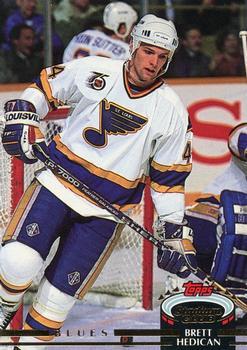 #203 Bret Hedican - St. Louis Blues - 1992-93 Stadium Club Hockey