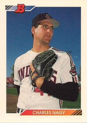 #203 Charles Nagy - Cleveland Indians - 1992 Bowman Baseball