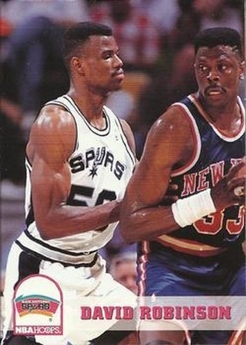 #203 David Robinson - San Antonio Spurs - 1993-94 Hoops Basketball